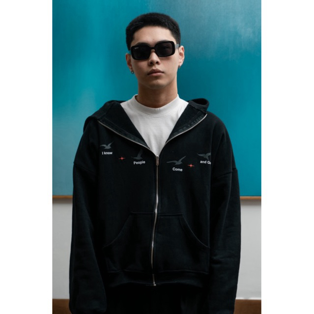 KIL She Loves Spring Stay Boxy Zip Hoodie