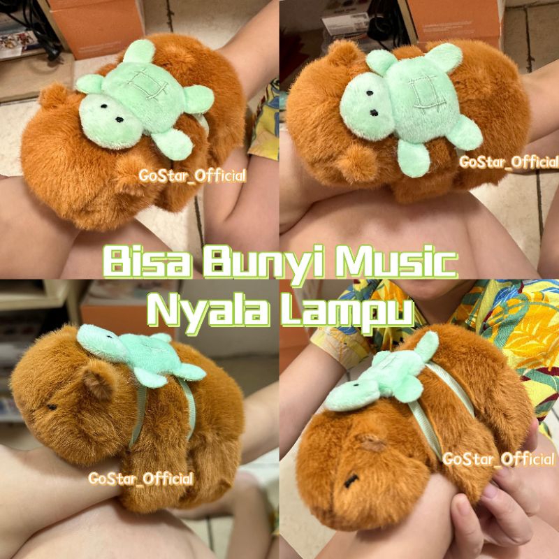 [READY STOK] COD BONEKA GELANG MAXWELL CAPYBARA BISA BUNYI MUSIC DAN GETAR MAXWELL BONEKA PLUSHIE