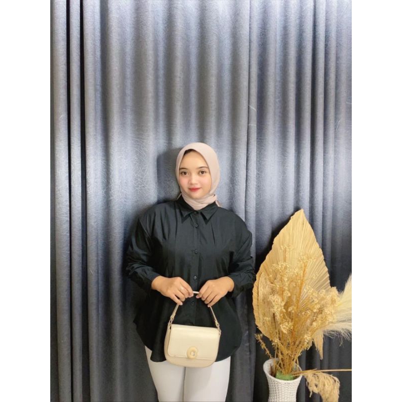 Luna Top Long Slevee-Atasan Wanita Kekinian-Atasan Terbaru Katun