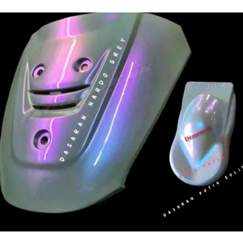 Cat nardo grey+lembayung violet/ungu paket 200ml dan 100ml