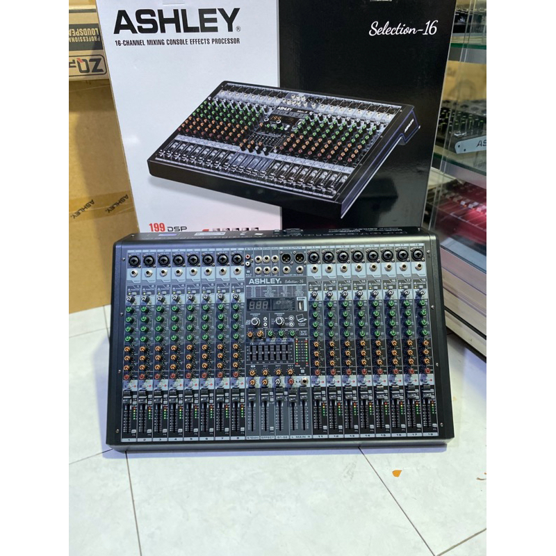 MIXER AUDIO ASHLEY SELECTION 16 ORIGINAL 16 CHANNEL Micer Ashley 16 Chanel Mixer selection16