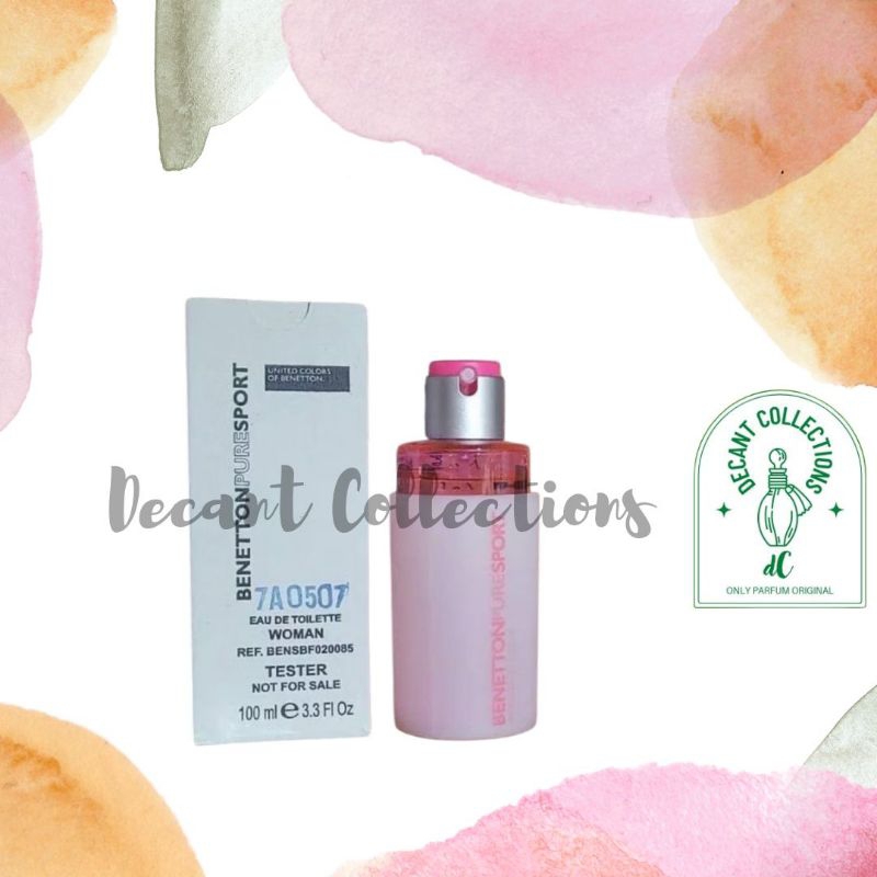 Parfum Wanita Original United Colors of Benetton Pure Sport Women EDT