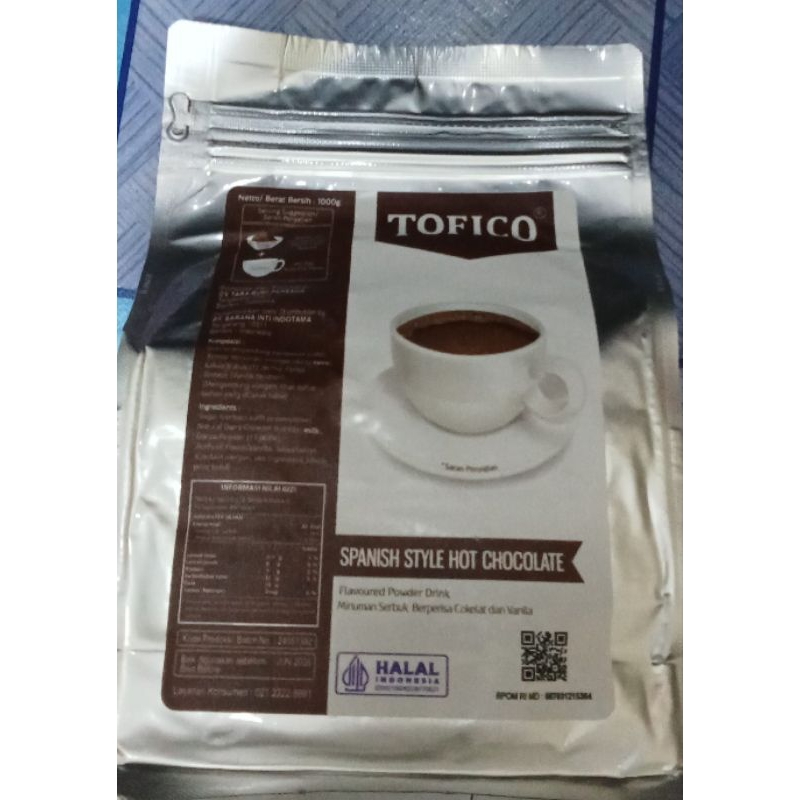 

Tofico Spanish Hot Chocolate - Bubuk Minuman Coklat Spanyol 1 kg