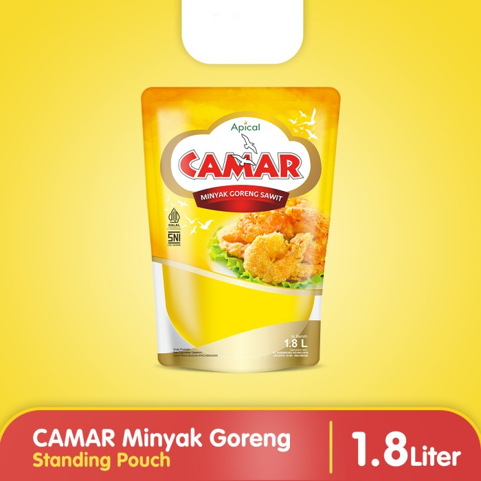 

CAMAR Minyak Goreng Standing Pouch 1.8 Liter Termurah