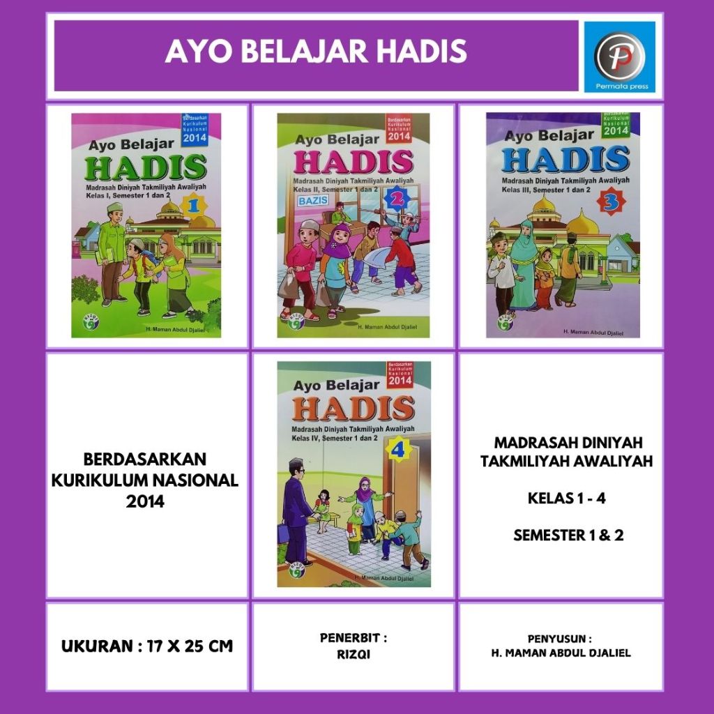 AYO BELAJAR HADIS MDTA KELAS 1-4 - RIZQI