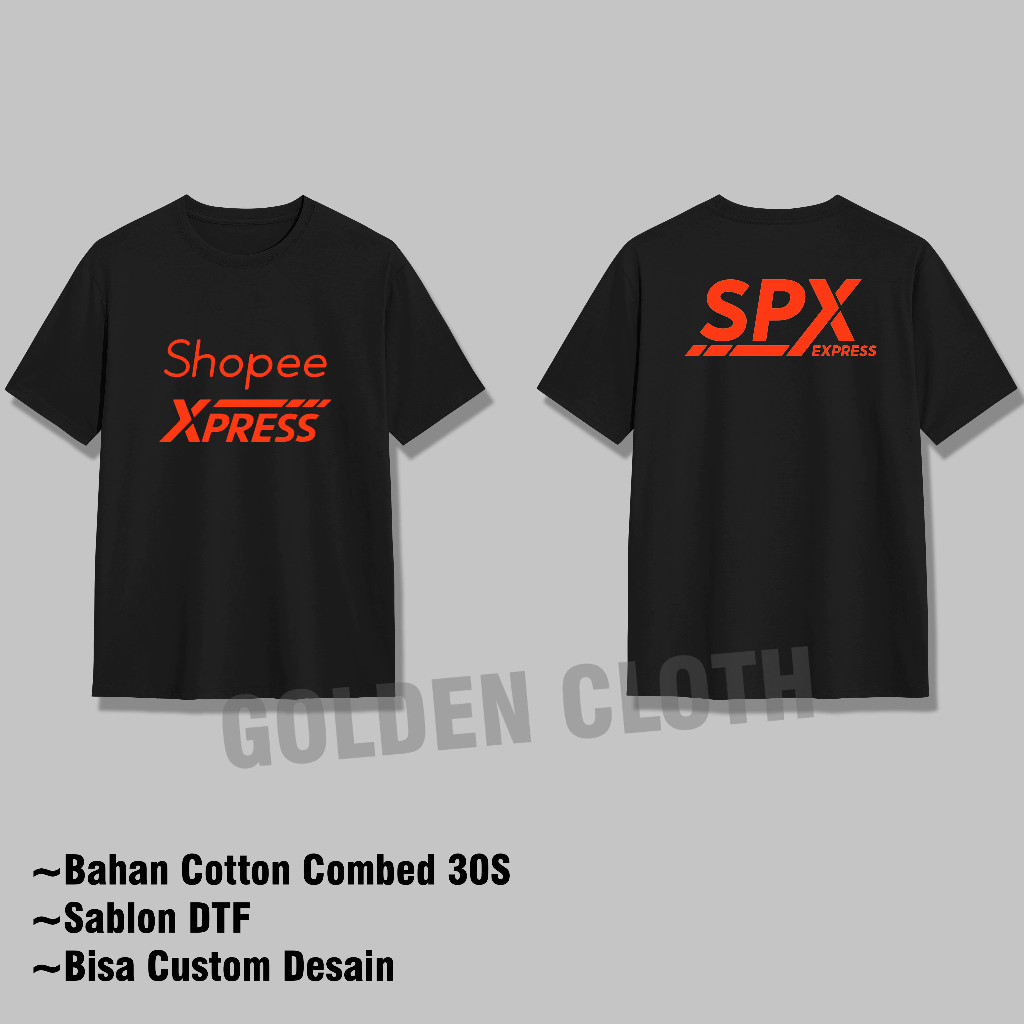BAJU KAOS DRIVER SPX SHOPEE EXPRESS TERBARU CUSTOM DESAIN