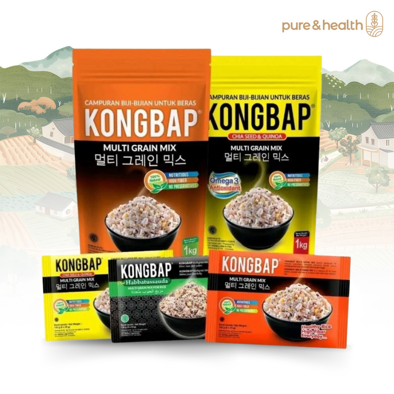 

Kongbap Multigrain Mix Beras Organik 1 Kg Natural Super Food