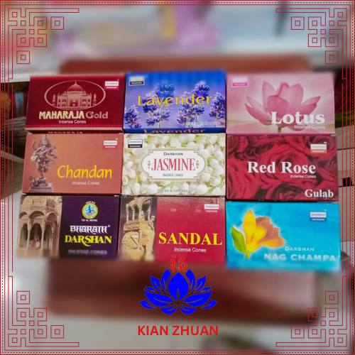 Darshan Incense Cones / Dupa Kerucut