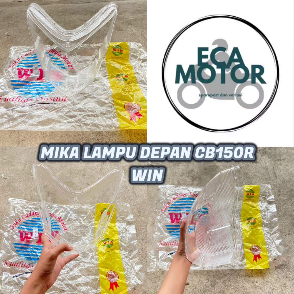 MIKA LAMPU DEPAN CB150R OLD MERK WIN || MIKA KACA LAMPU DEPAN HEADLAMP CB150R WIN