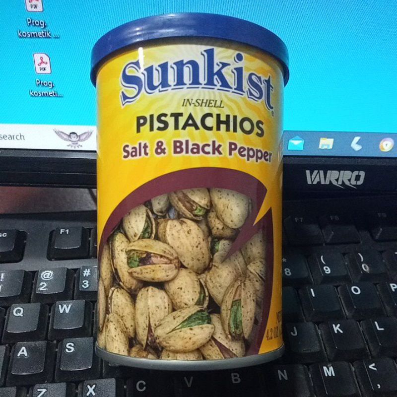 

PISTACHIOS 120gr Sallt & Black Pepper SUNKIST