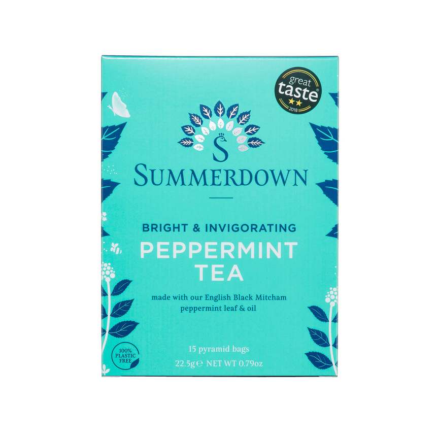 

Teh Inggris Organik Herbal Murni Summerdown English Peppermint Pyramid Tea Isi 15 Tea Bag