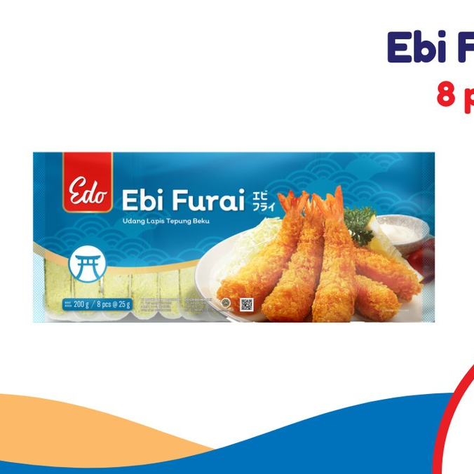 

Edo Ebi Furai Tempura 8 Pcs