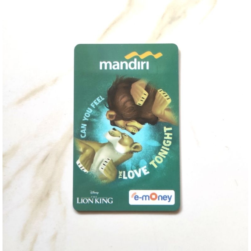Emoney mandiri edisi Lion king original