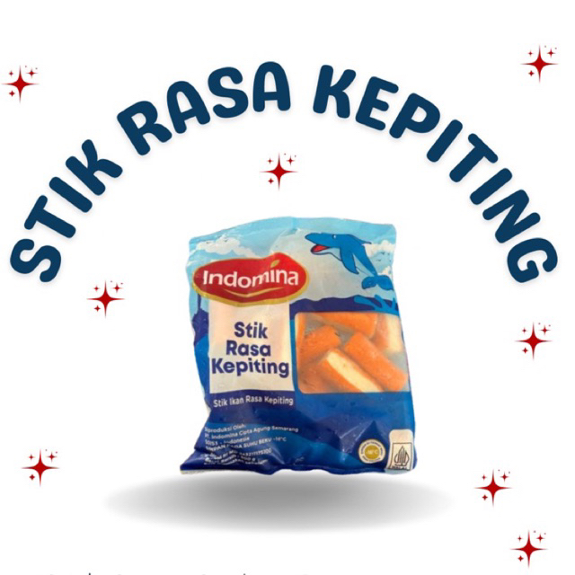 

STIK IKAN RASA KEPITING INDOMINA 500gr