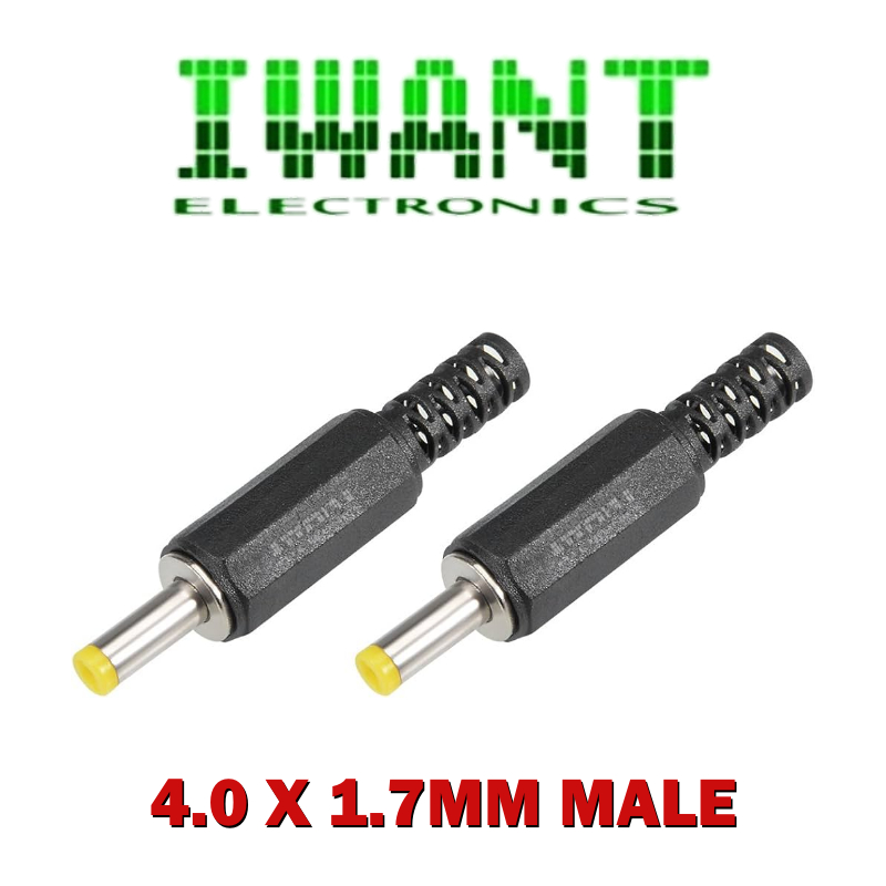 JACK DC 4MM X 1.7MM JACK DC MALE 4MM X 1.7MM MALE DC 4.0MM X 1.7MM SOKET POWER DC ADAPTOR 4.0 X 1.7M
