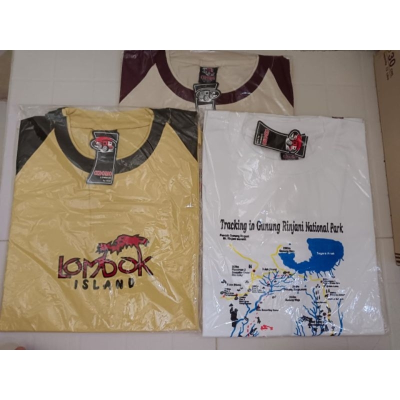Baju Kaos Dewasa Lombok Size L