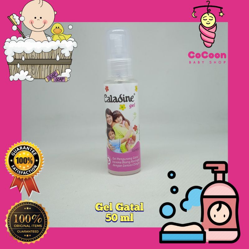 Gel Cairan Pengurang Gatal Biang Keringat Caladin Caladine Gel 50 ml