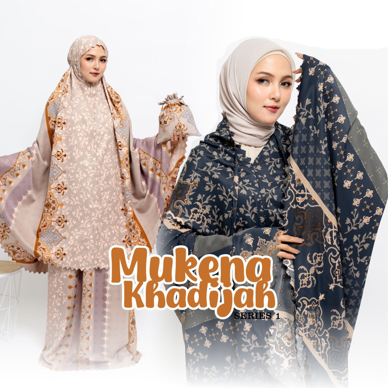 Mukena "Khadijah Series 1"Mukena Dewasa Silky Armani