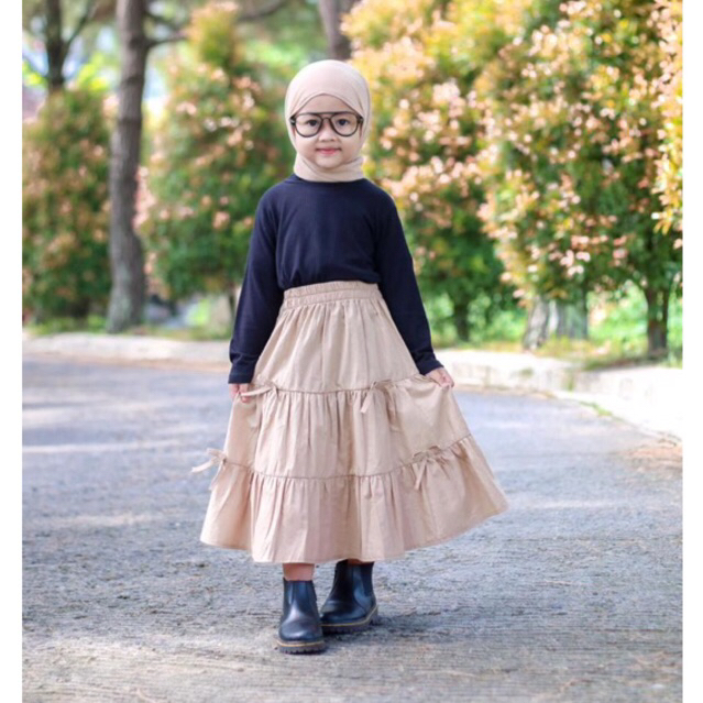 [RUMAH AYASHA] rok anak payung lebar lucu 2-5 tahun rok gypsy ROK PAULA