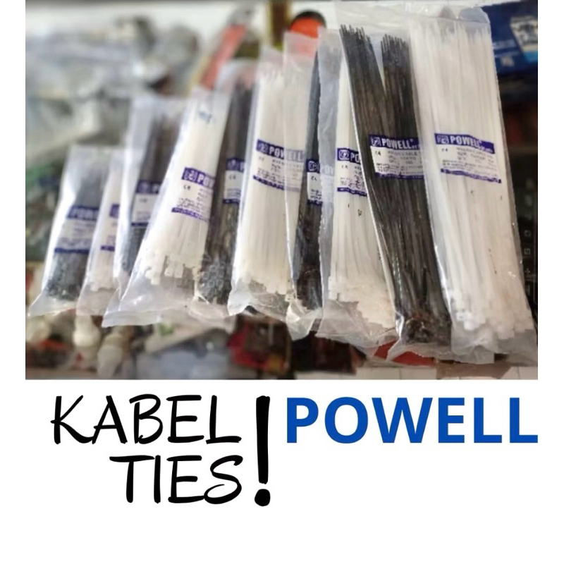 

Kabel Tis Ties Cable Ties Powell 10cm 15cm 20cm 25cm 30cm Putih Hitam Kabel Serut Tali Ties Pengikat Plastik Cable Ties