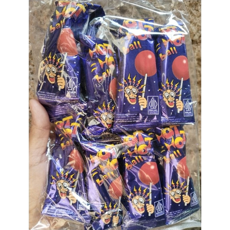 

Permen Hot Pop Ball 1 Pack isi 16 Pcs