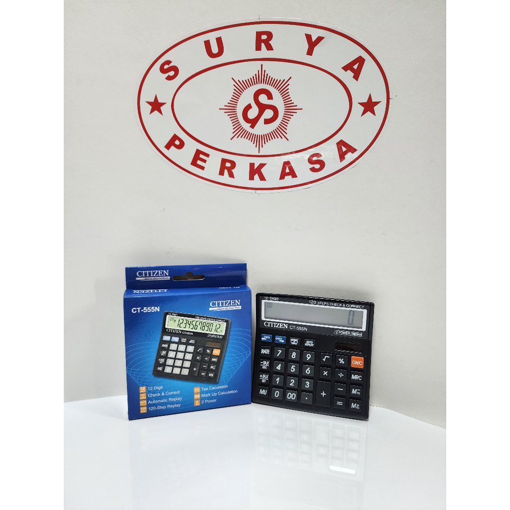 

SURYA PERKASA-Kalkulator CITIZEN CT-555N micro humantech