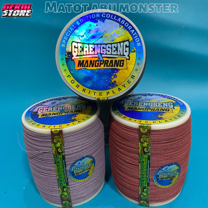 GELASAN MATOT MANGPRANG X GERALSTORE 2000 yard 0,22 . bahan abu monster ori. halus berasa tajam