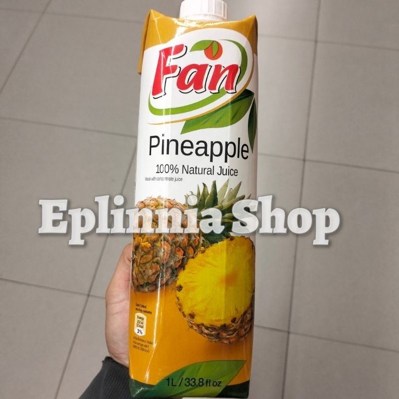 

Fan Pineapple 100 % Natural Juice 1 Liter - Minuman Sari Buah Nanas