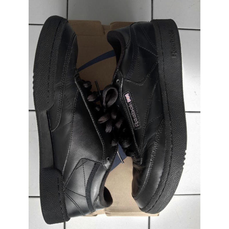 Reebok Club C85 Black Leather