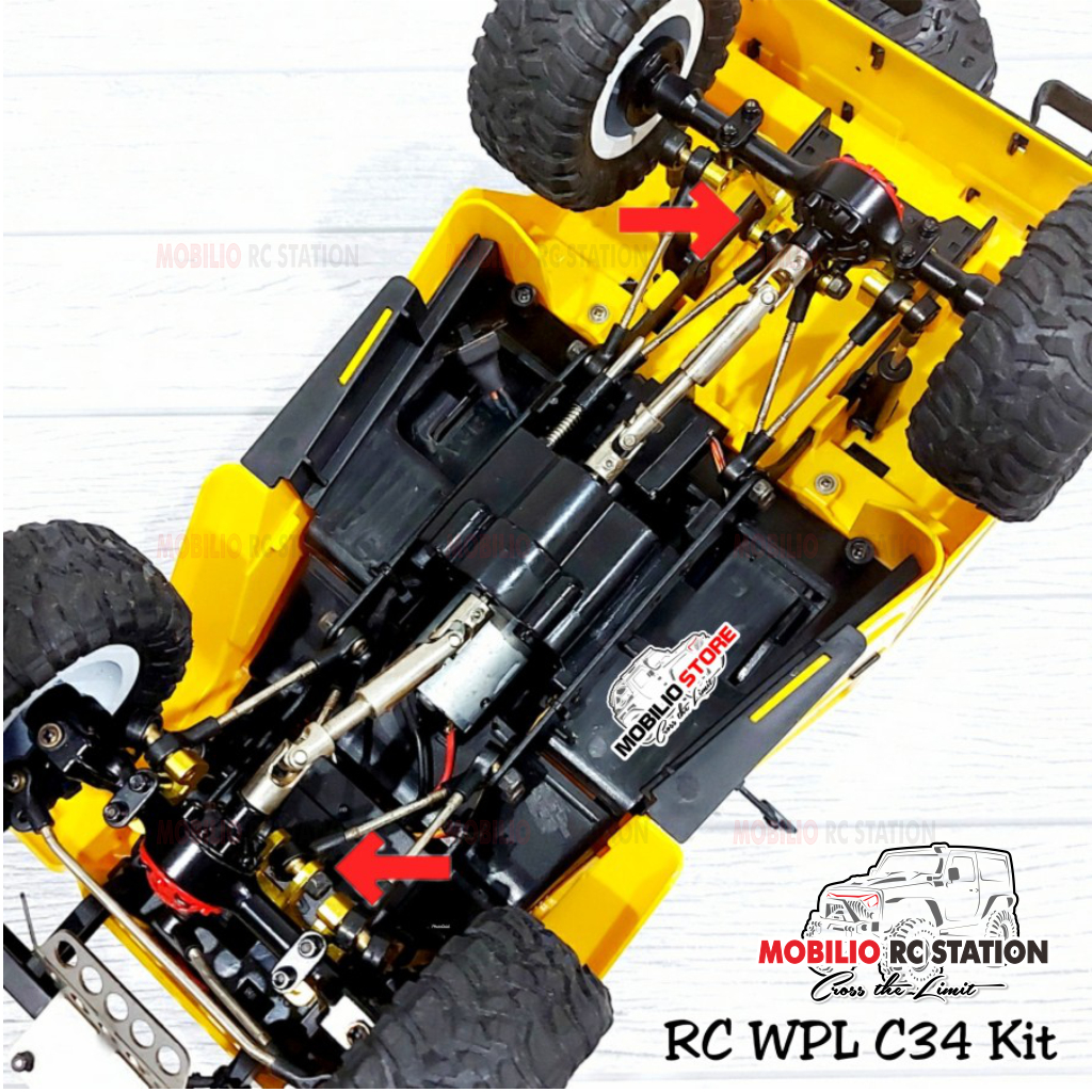 Full Set Gardan Metal Upgrade Axle Shaft Part RC Mini WPL 1:16 Offroad