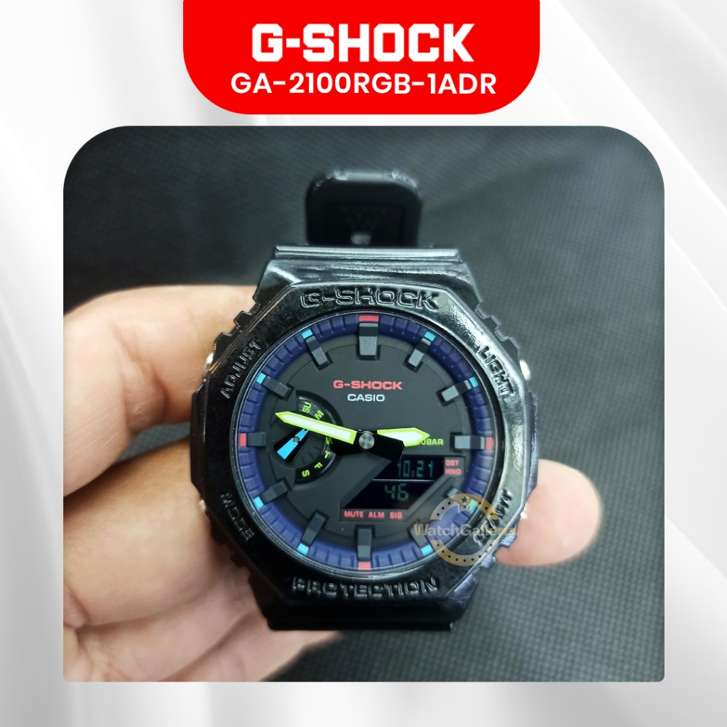 Casio G-Shock GA-2100RGB-1ADR/GA-2100RGB-1ADR/GA-2100R Original