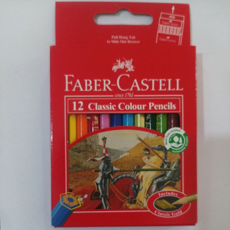 

pensil 12w pendek. faber castell