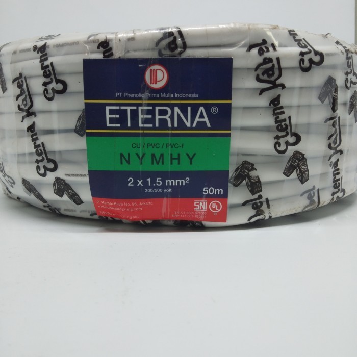 Kabel ETERNA NYMHY 2x1.5 2x2.5 3x0.75 3x1.5 3x2.5 mm 50M 50 Meter