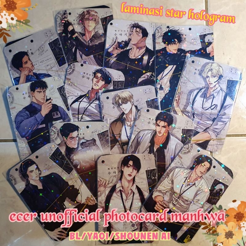 photocard manhwa BL laminasi star hologram (bkn official)