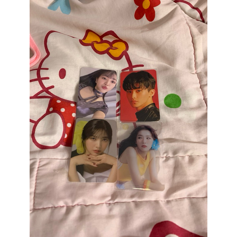 yeri seulgi joy mark red velvet nct superm official photocard jopping mumo chill kill season greetin