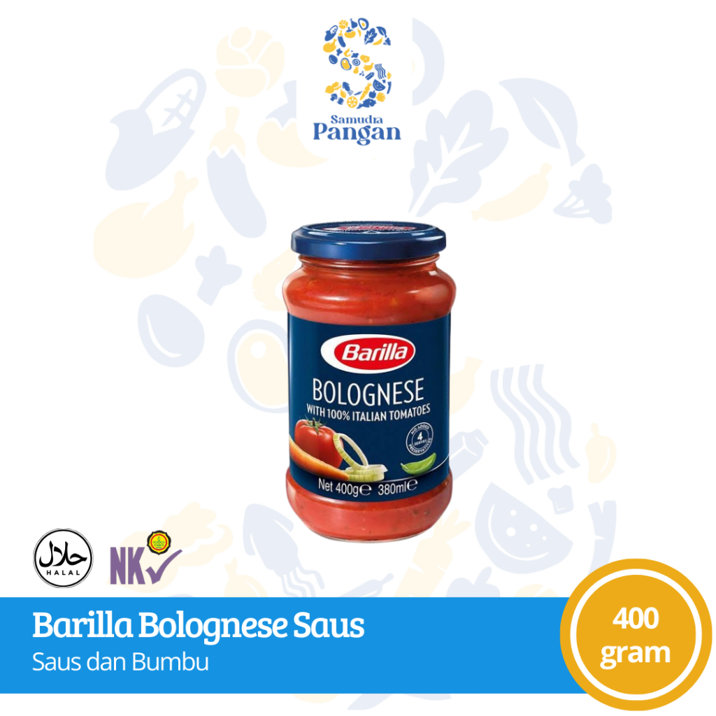 

Barilla Saus Bolognese Pasta 400 gram