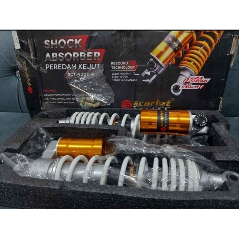 shock tabung bawah belakang uk 340 merk scarlet ( sct 9002R)