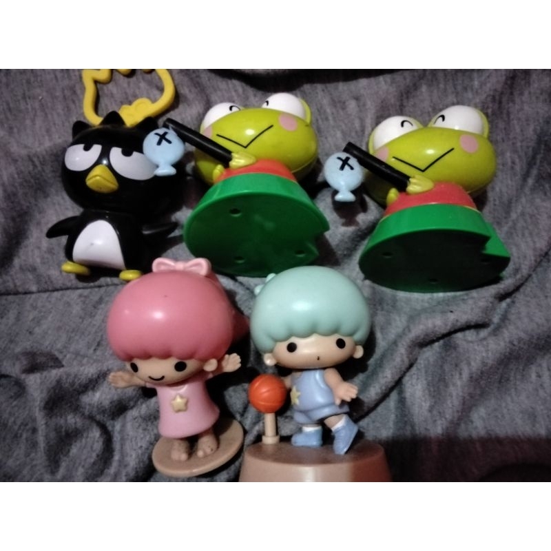 KFC Sanrio toys (Badtz-Maru, Keroppi, Little twinstars)