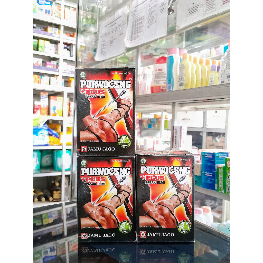 JAMU PURWOCENG SERBUK 1 BOX @10 PCS jamu purwoceng cair jamu jago