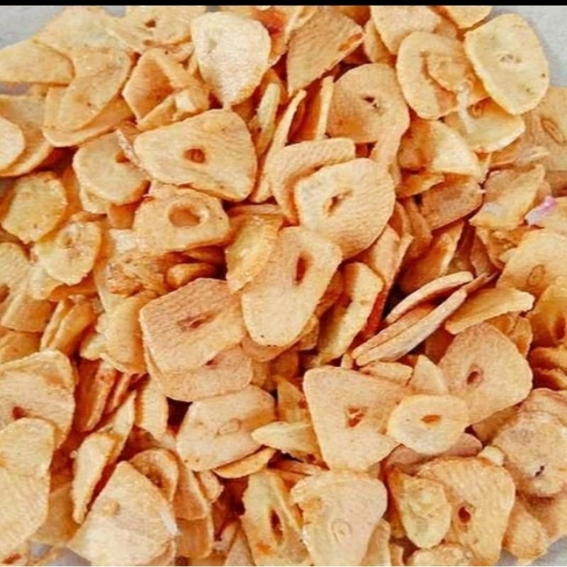 

Bawang putih goreng asli tanpa tepung
