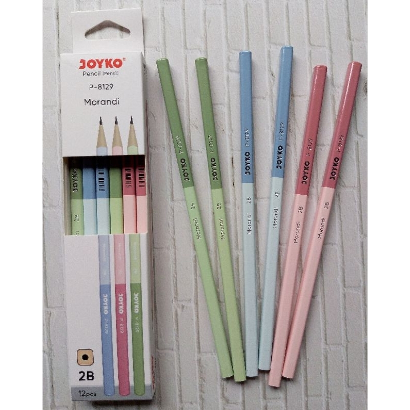 

(12PC) PENSIL 2B JOYKO P-8129 KOTAK COVER 2 WARNA