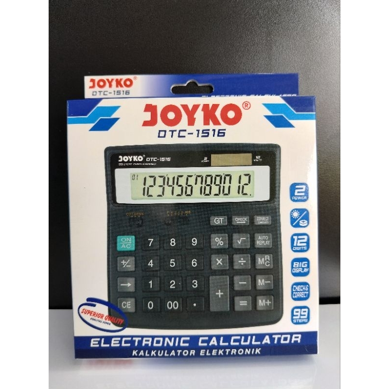 

JOYKO - Calculator DTC-1516 12 Digits Check Correct