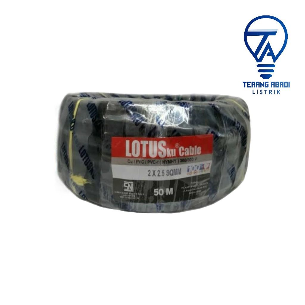 KABEL NYMHY (SERABUT) LOTUS 2 X 2,5 50 MTR