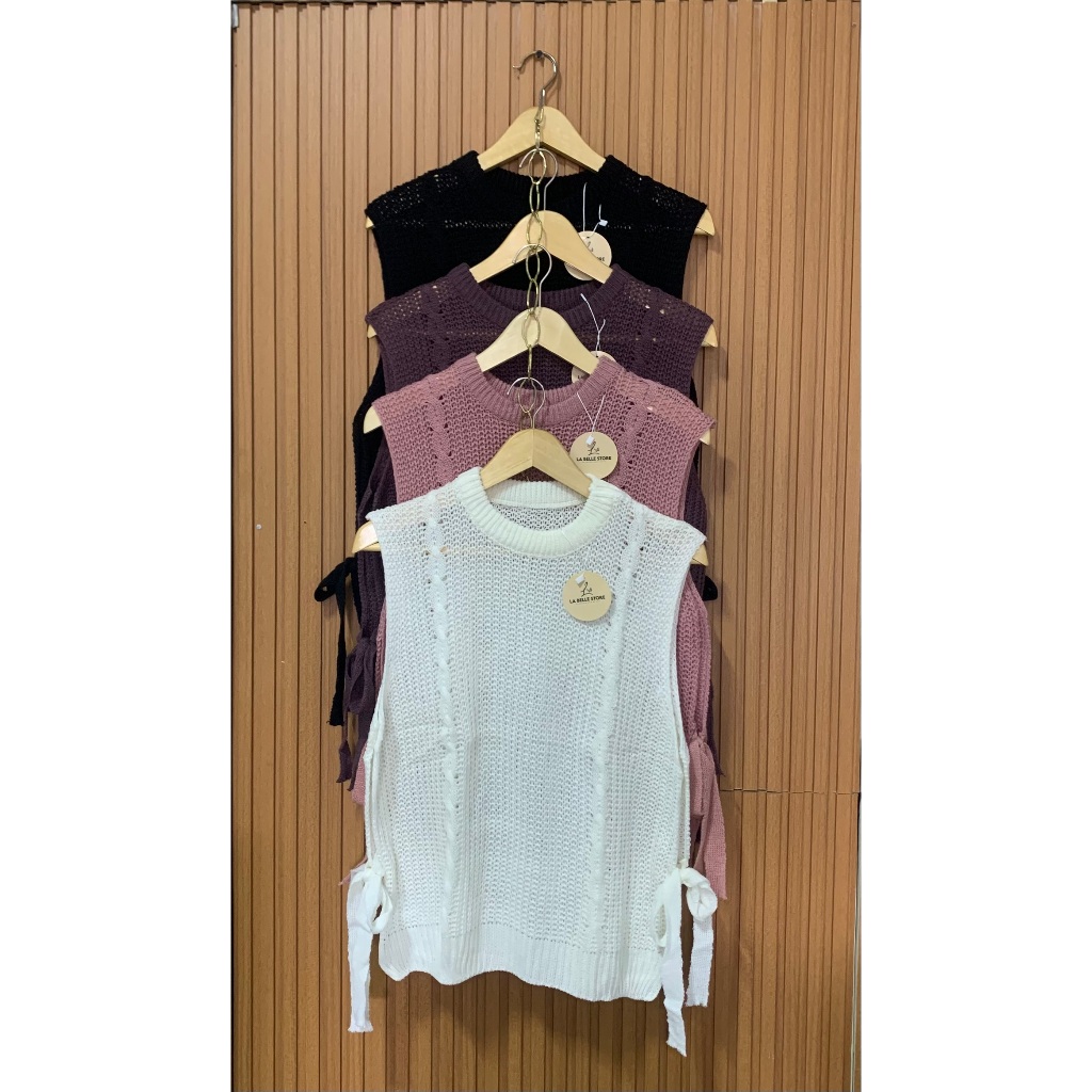 vest rajut tali Labelle / rompi rajut wanita/ rompi vest / outer