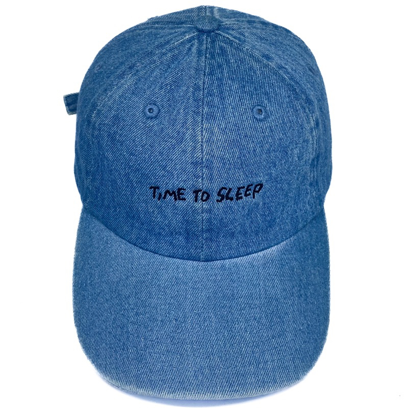 Topi Denim Chocomoo Kanez Script "Time to Sleep" Second