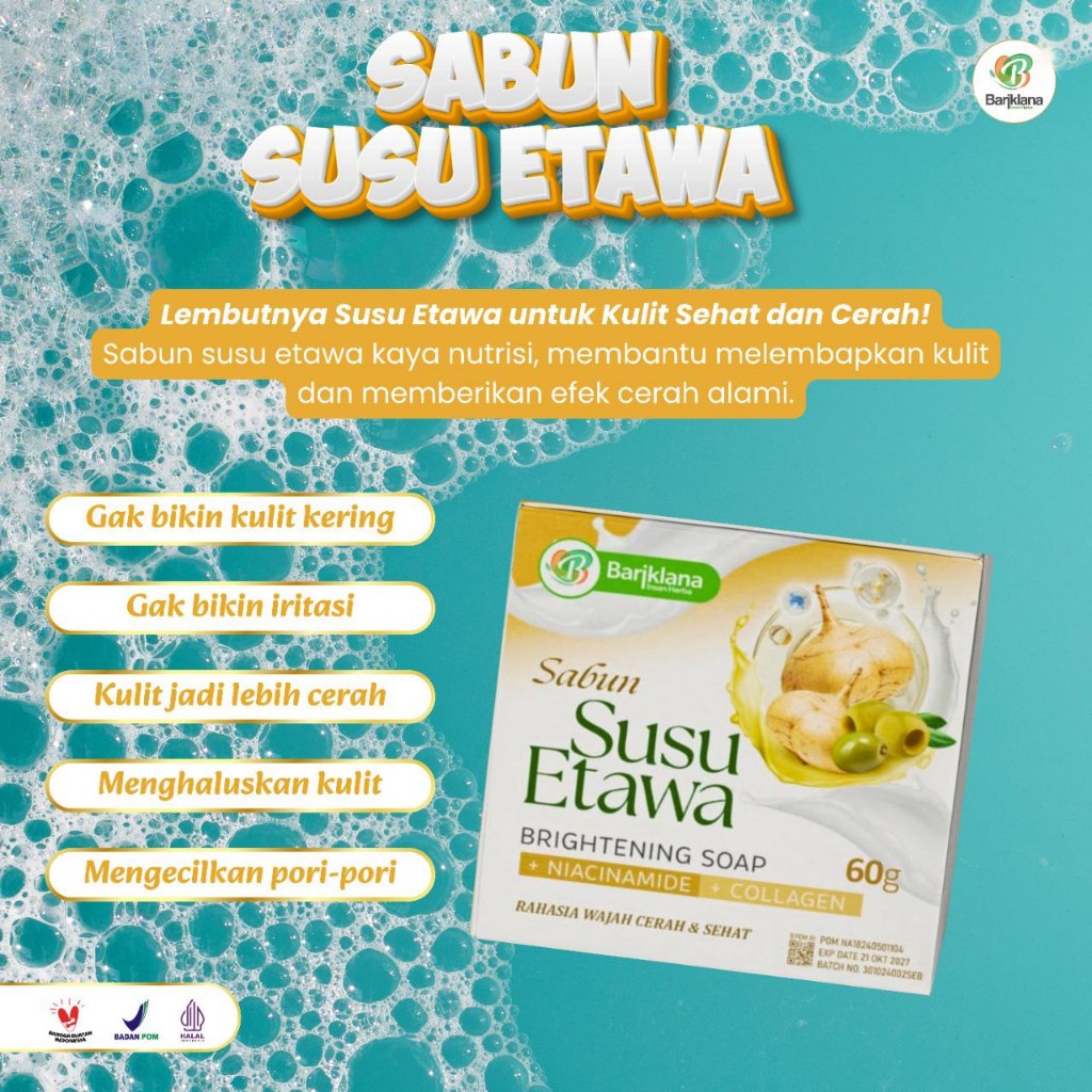 Sabun Susu Etawa - Sabun Penghilang Milia , Kelopak Mata Berbintik, Milia Dibawah Mata , Di Wajah , 