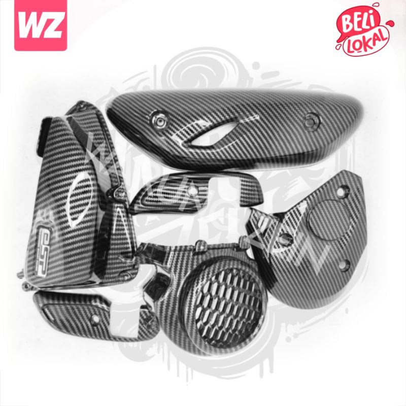 carbon paket 5 komplit scoopy 2020-2023