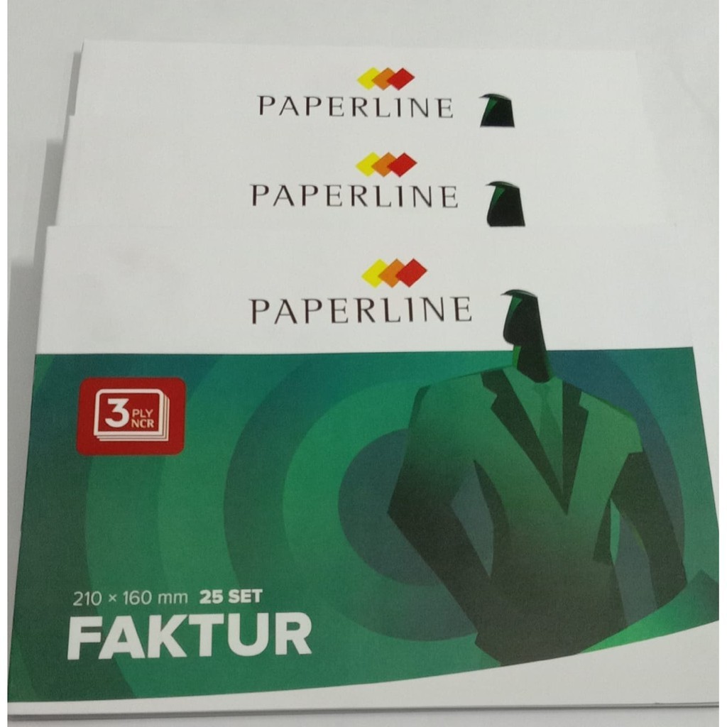 

Buku Faktur Paperline 3ply 210x160mm isi 25 set satuan (1buku)