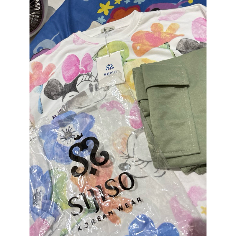 Sijiso Micky Mouse Setelan Kargo