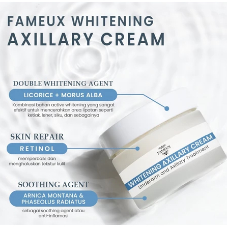 Fameux Cream Whitening Axillary 15 Gr